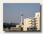 Kyoto tower, from the roof of K's Hostel. IMG_6260